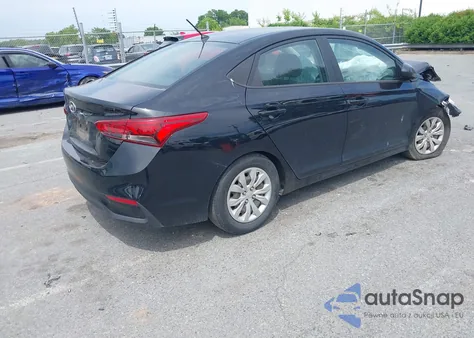 2021 Hyundai Accent Se z USA, uszkodzony, nr VIN 3KPC24A64ME130636